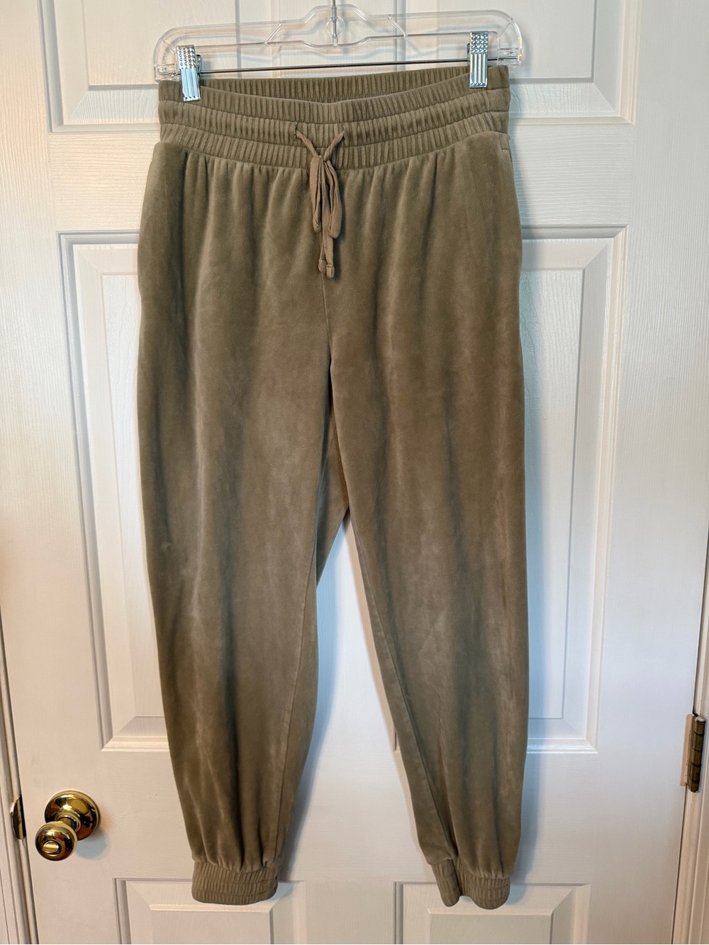 Express Men's Olive Drawstring Jogger Pants